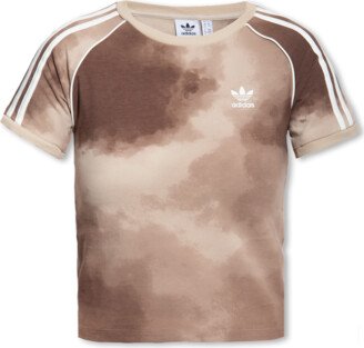 T-shirt With Logo - Brown