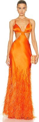 Raisa Gown in Orange