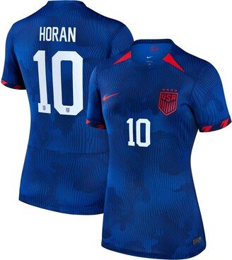 Women's Lindsey Horan Royal Uswnt 2023 Away Replica Jersey