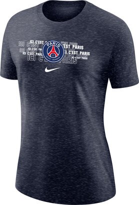 Women's Paris Saint-Germain Varsity T-Shirt in Blue