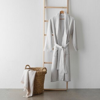 The Citizenry Large Aegean Cotton Bath Robe White