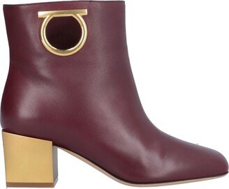 Ankle Boots Burgundy