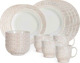 Blenheim Oak 16 Piece Dinnerware Set