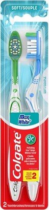 Max White Whitening Toothbrush - Soft - 2ct