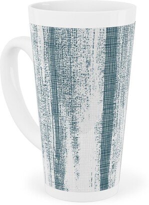 Mugs: Bamboo - Grey Tall Latte Mug, 17Oz, Blue