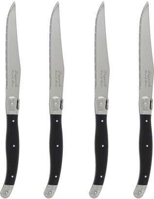 Laguiole Black Steak Knives - Set of 4