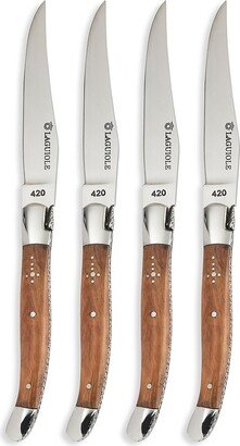 Au Nain Laguiole 4-Piece Steak Knife Set