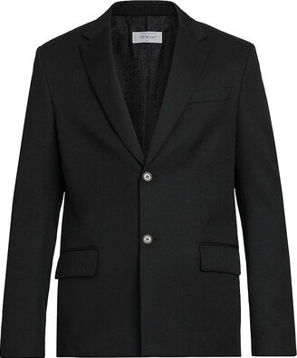 Wool Two-Button Blazer