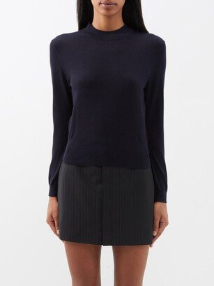 Cashmere, Wool And Silk-blend Sweater