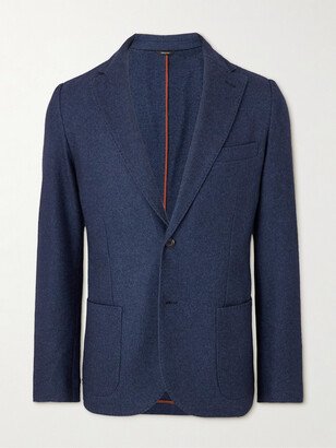 Unstructured Silk and Cashmere-Blend Blazer