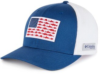 Men's Pfg Mesh Fish Flag Ball Cap