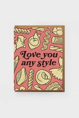 Boss Dotty Pasta Love Greeting Card