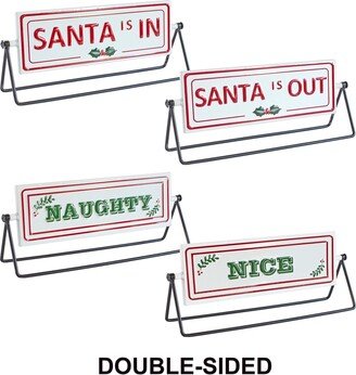 Reversable Santa Sign