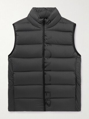 Logo-Print Quilted Nylon Down Gilet