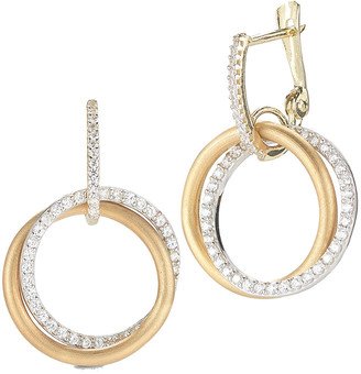 I. Reiss 14K 0.69 Ct. Tw. Diamond Dangling Earrings