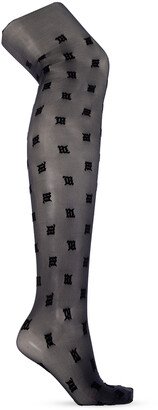 Tights With ‘M’monogram - Black