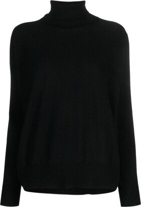 Roll-Neck Knitted Jumper-AE