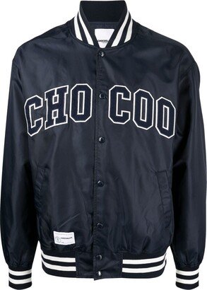 CHOCOOLATE Logo-Print Detail Bomber Jacket