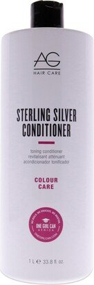 Sterling Silver Toning Conditioner by AG Hair Cosmetics for Unisex - 33.8 oz Conditioner