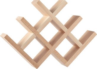 Vino 8-Bottle Oak Wine Rack