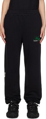 Black Three-Pocket Lounge Pants