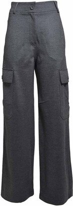 Grey wool Orlanda cargo pants