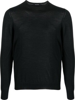 Long-Sleeve Fine-Knit Jumper-AA