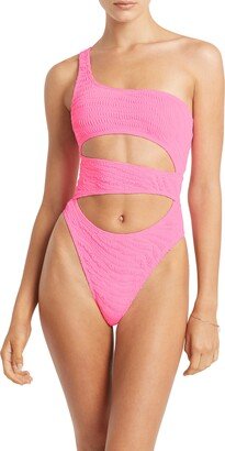 Rico Cutout One-Shoulder One-Piece Swimsuit