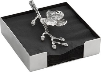 White Orchid Cocktail Napkin Holder