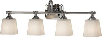 Netlighting Concord 4 Light Bathroom Over Mirror Light Polished Chrome IP44 G9