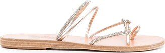 Fantasia leather flip flop