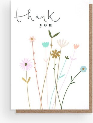 Flowers Thank You Card