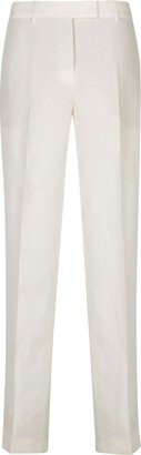 High-waisted Viscose Trousers