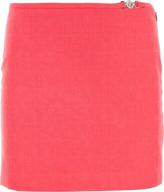 Allover Jacquard Mini Skirt