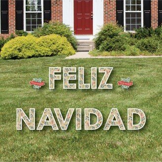 Big Dot Of Happiness Feliz Navidad - Outdoor Lawn Decor Spanish Christmas Yard Signs - Feliz Navidad