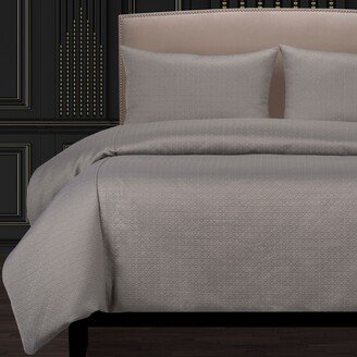 Manuscript Truffle Luxury Duvet Cover