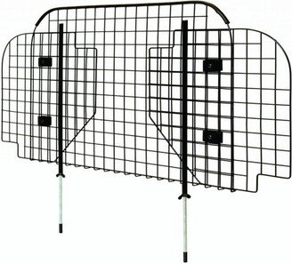 Little Giant Pet Lodge 2 Way Adjustable Heavy-Duty Wire Mesh Auto Dog & Cat Vehicle Barrier Gate for Cars, SUVs, Minivans, and More, Black