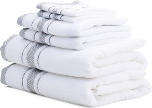 TJMAXX 6Pc Turkish Cotton Towel Set-AA