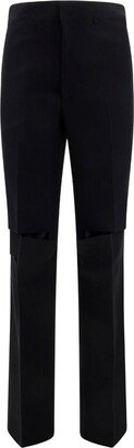 Cut-Out Straight Leg Pants