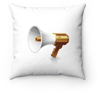 Megaphone Pillow - Throw Custom Cover Gift Idea Room Decor