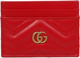 GG Marmont Logo Plaque Card Case