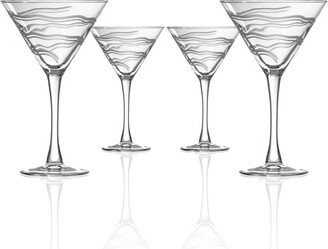 Good Vibrations Martini 10Oz - Set Of 4 Glasses