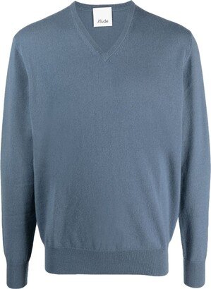 V-neck cashmere jumper-AA