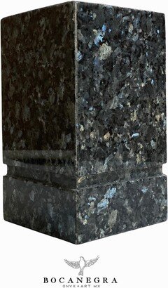 stunning Black Marble Cremation Urn For Human Or Pet Ashes, Ash Container, Vessel