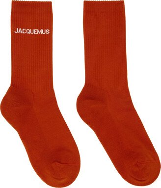 Orange 'Les Chaussettes Cuca' Socks