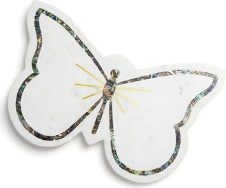 Gauri Kohli Butterfly Marble Cheese Board - Large