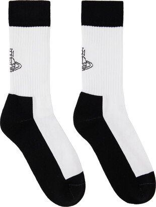 Black & White Sporty Socks