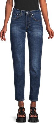 Rosa Mid Rise Boyfriend Jeans-AA