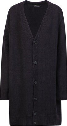 V-Neck Buttoned Cardigan-AF