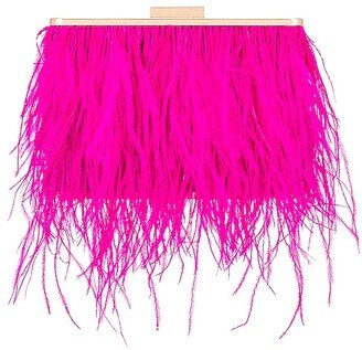 Estelle Feather Clutch-AB